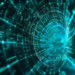 Illustration of a cybersecurity honeypot trap capturing malicious bots before they reach a WordPress site, showing server-level protection, bot detection, and advanced firewall security.